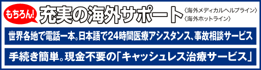 充実の海外サポート